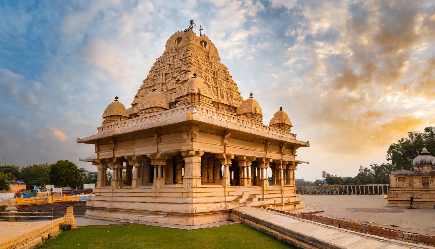 Temple photograph from The Temple Construction India current website, gallery 04